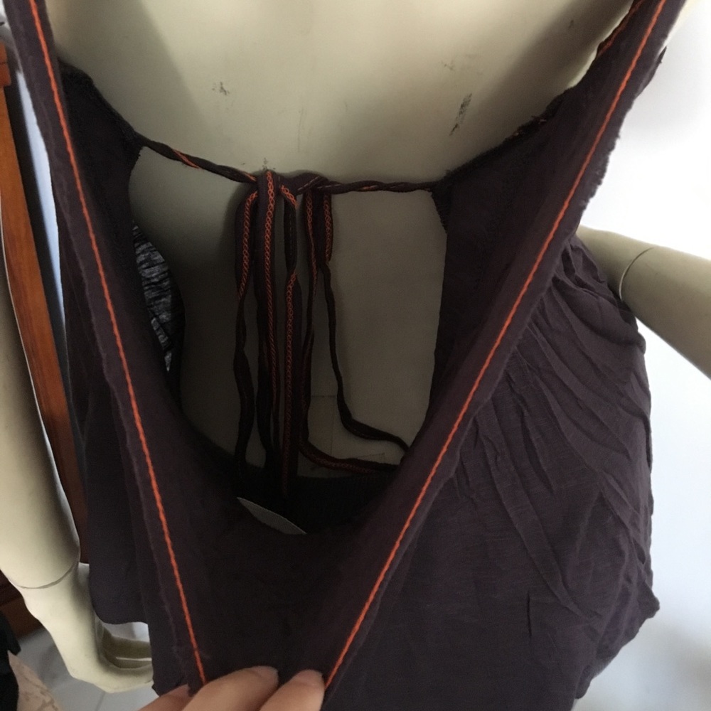 Free people Beaded scoop neck tank top size xs - Picture 4 of 6